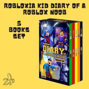 🟡 Robloxia Kid Diary of a Roblox Noob (Part 1): 5 Books Set 🟡